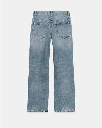 WIDE LEG RHINESTONE JEANS